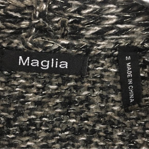 Maglia Long Open Brown Cardigan size: M - Picture 4 of 9